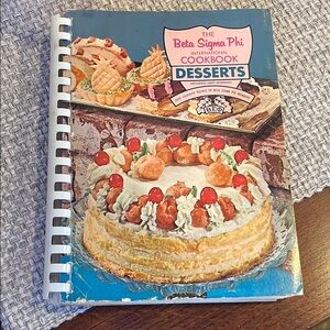 Vintage Beta Sigma Phi Int’l Sorority Dessert Cookbook